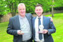 Manager of the year John Sheran and player of the year Mitchel Megginson