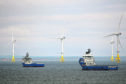 The European Offshore Wind Deployment Centre in Aberdeen Bay, Scotland’s largest offshore wind test and demonstration facility