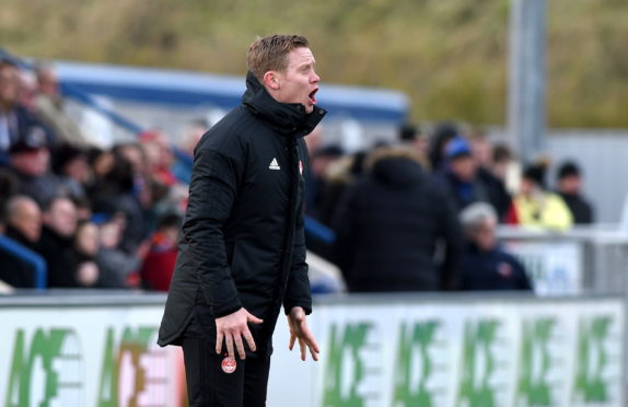 Aberdeen coach Barry Robson.