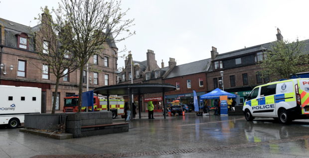 The annual Peterhead Community Safety day, at Drummers Corner, where there is a range of safety activities and emergency services for families to talk to.
04/05/19
Picture by HEATHER FOWLIE