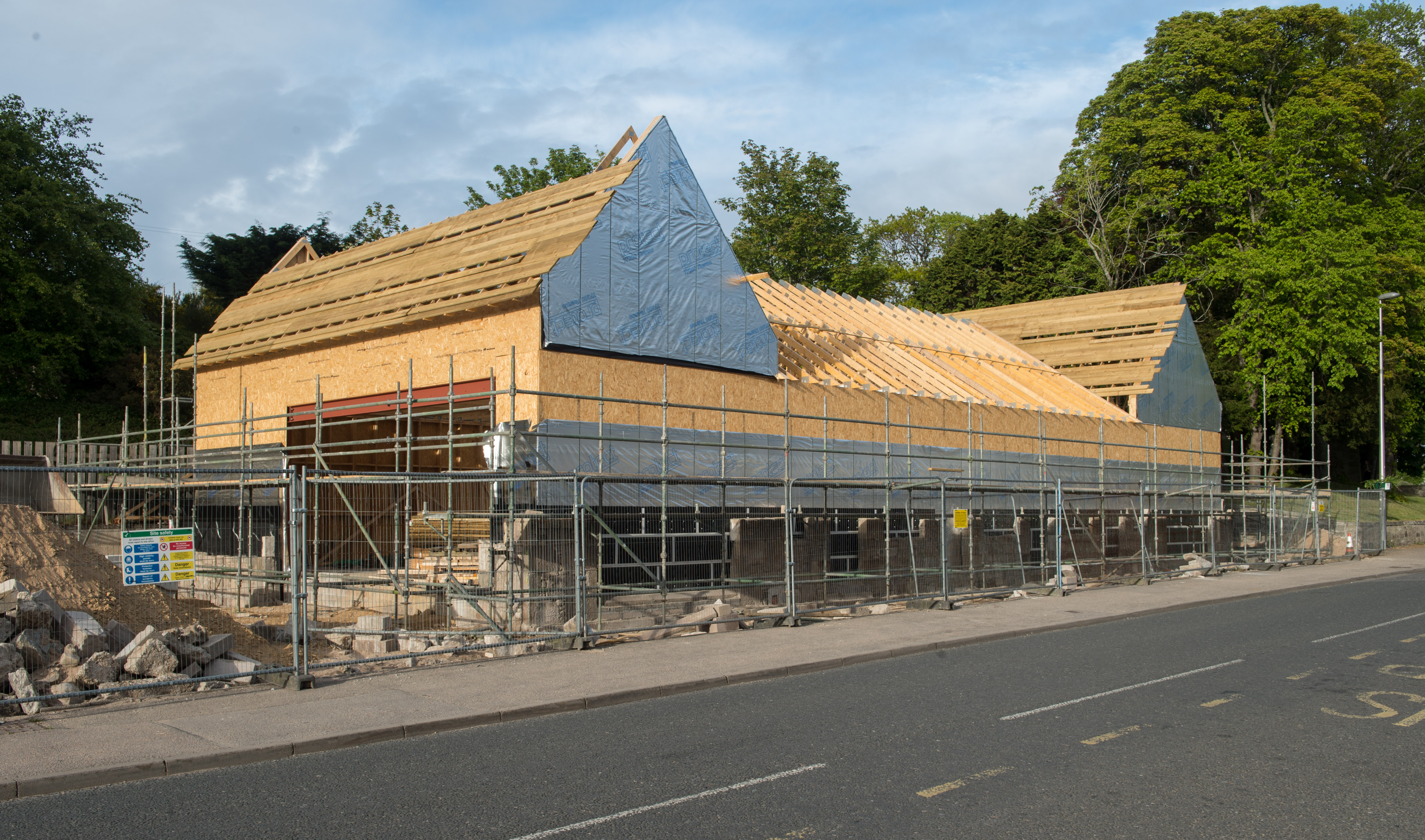 The new structure of Co-op in Lhanbryde in moray.
