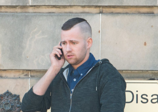 Paul Smith is pictured leaving Elgin Sheriff Court in Moray.