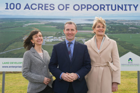 Rhona Gunn, right, seen here with HIE ’s Donna Chisholm and MSP Michael Matheson, said assessments were vital.