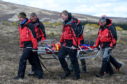 Mountain rescuers can often be faced with challenging situations.