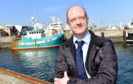 Michael Murray (convener) at Fraserburgh harbour.       
Picture by Kami Thomson