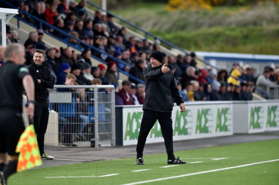 Cove Rangers assistant boss Graeme Mathieson.