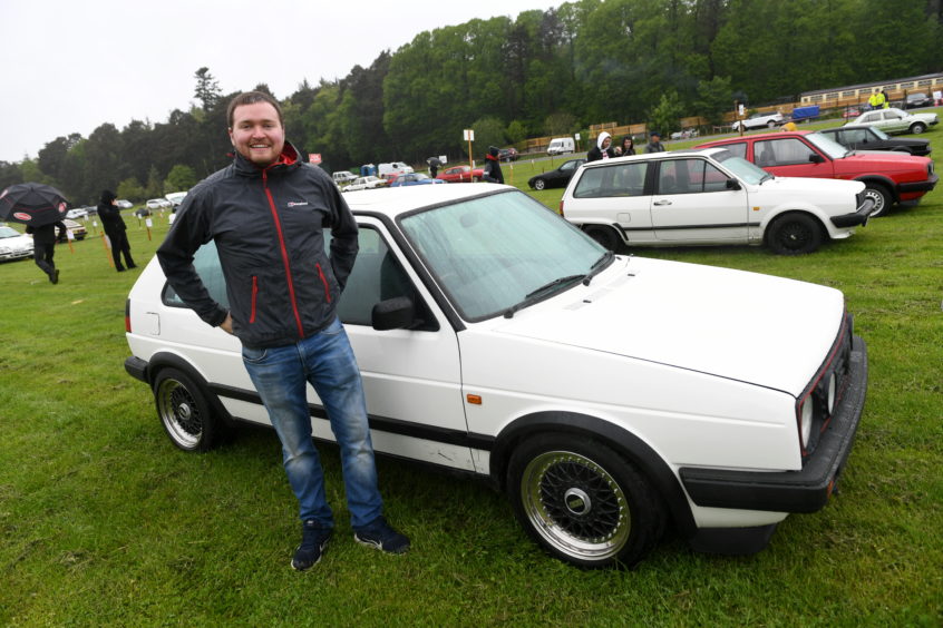 Andrew Coull, VW Golf Mk 2 Driver..