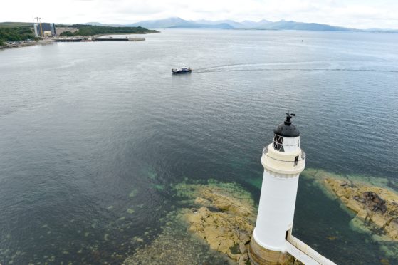 The fish feed plant near Kyleakin, Skye .