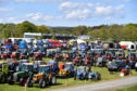 TURRIFF VINTAGE CAR AND VEHICLE RALLY.

A LARGE DISPLAY OF VINTAGE TRACTORS AT TURRIFF.