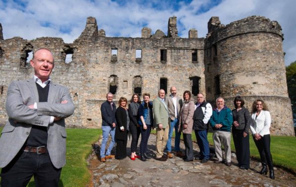 In photo from the left Stevie Milne, Jacqui Taylor, Shona Donelly, Steph Murray, James Johnston, Kevin Smith, Angie Smith, Brian Ford, Steve Oliver, Donna Chisholm and Gill Reid. At the front Laurie Piper.