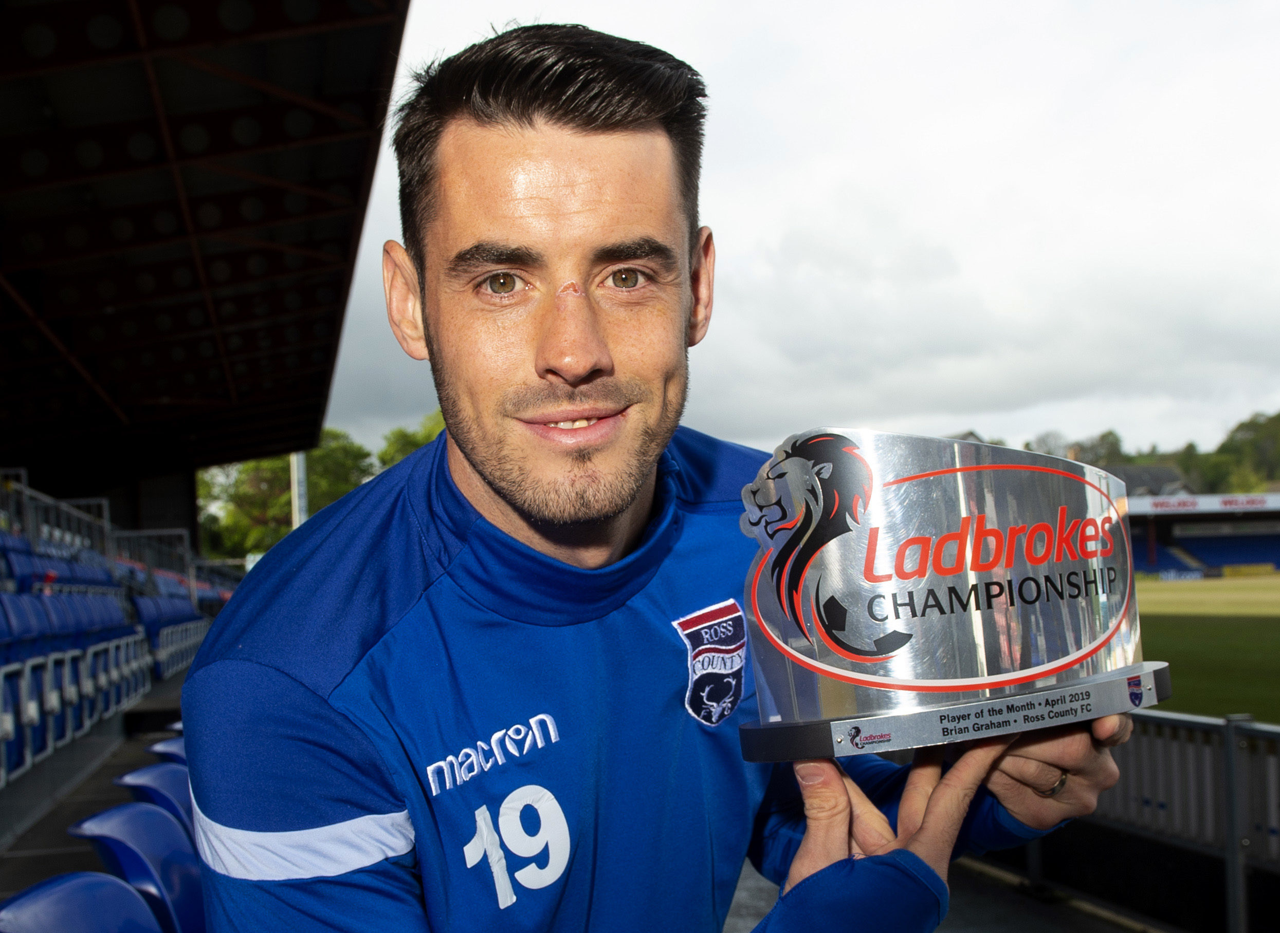 Brian Graham is named as the Ladbrokes Championship Player of the Month for April