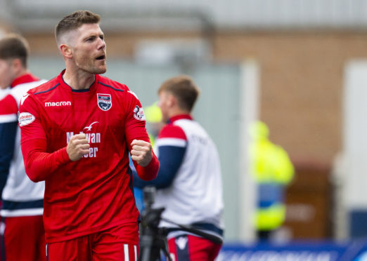 Ross County midfielder Iain Vigurs.