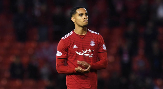 On-loan Aberdeen defender Max Lowe.