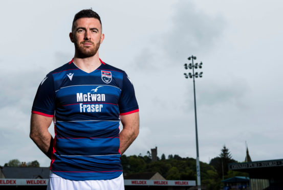 Ross County midfielder Ross Draper.