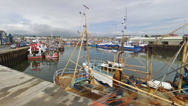 Kilkeel Harbour in Northern Ireland.