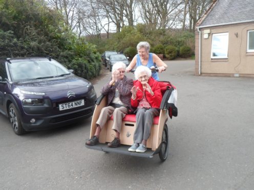 A new trishaw is helping senior citizens enjoy life.