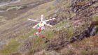 The rescue of a paraglider in Lochaber