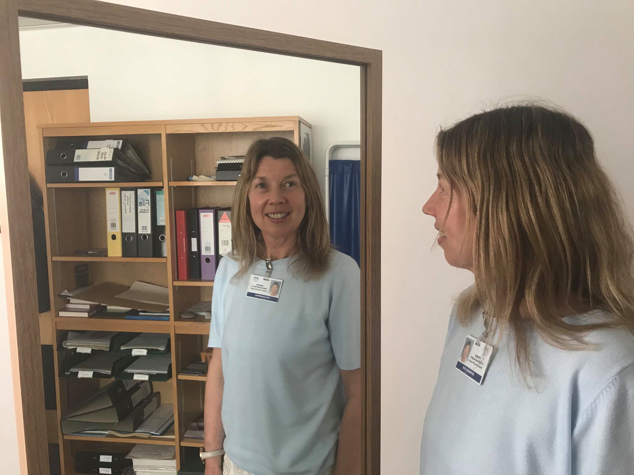 Sandra Philip-Rafferty runs "mirror therapy" classes to help treat eating disorders