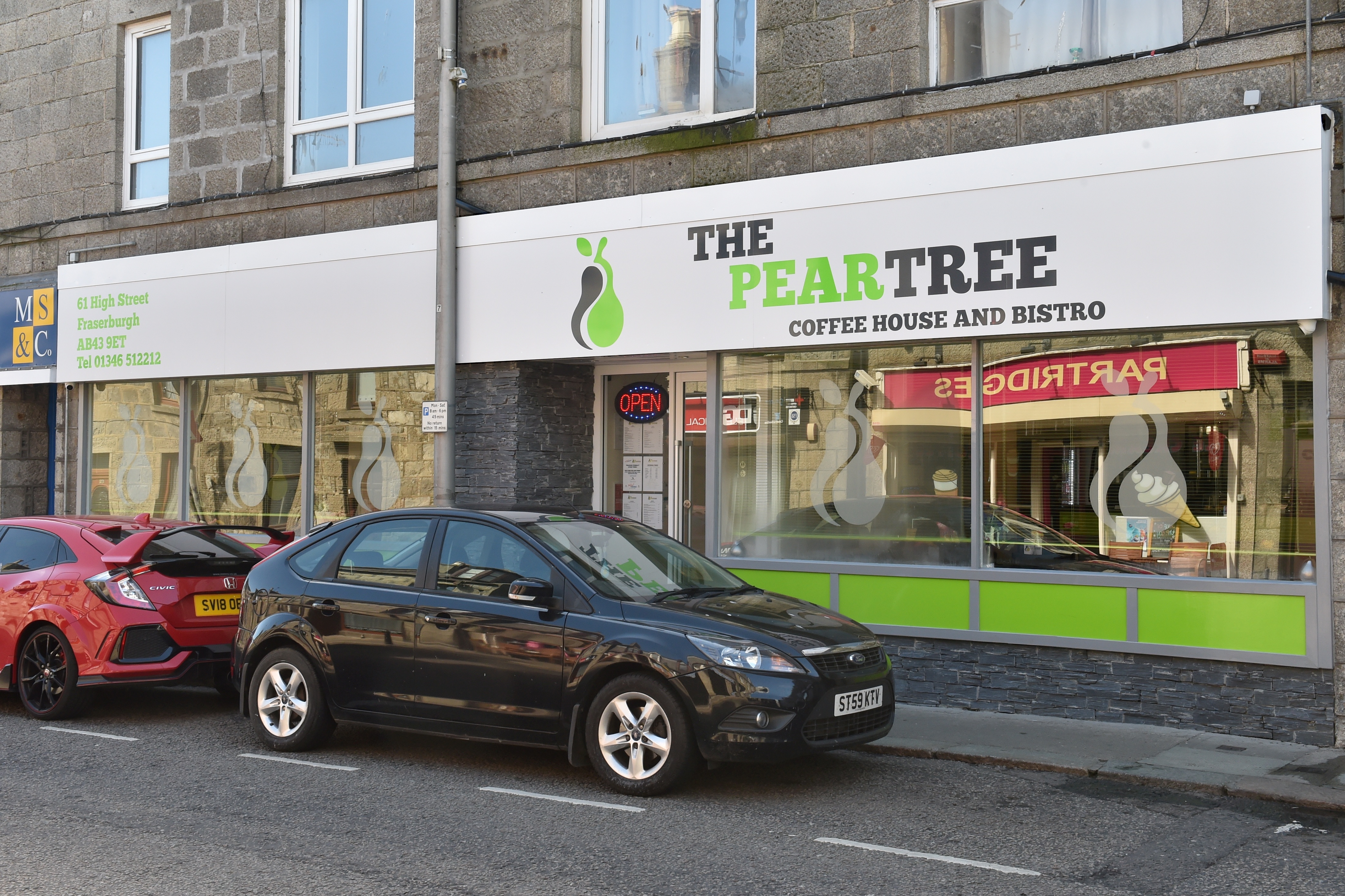 The Peartree Coffee House in Fraserburgh.