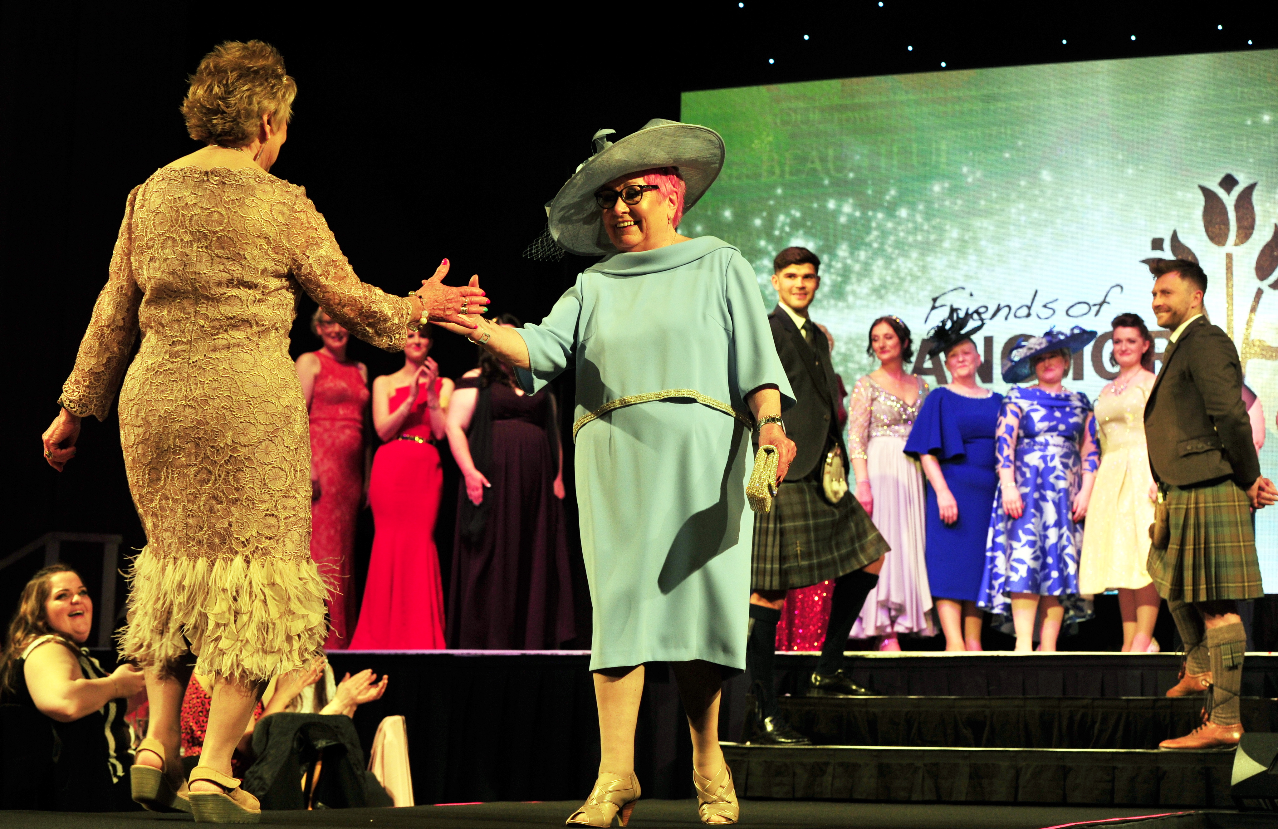 Anchor Unit's courage on the catwalk at Beach ballroom, Aberdeen. 
Picture by Jim Irvine  11-5-19