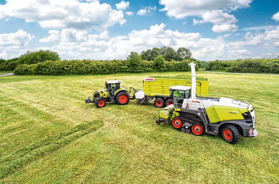 Claas machinery