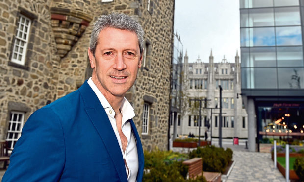 Chris Foy, chief executive of VisitAberdeenshire, pictured at Marischal Square, Aberdeen. 
Picture by Jim Irvine