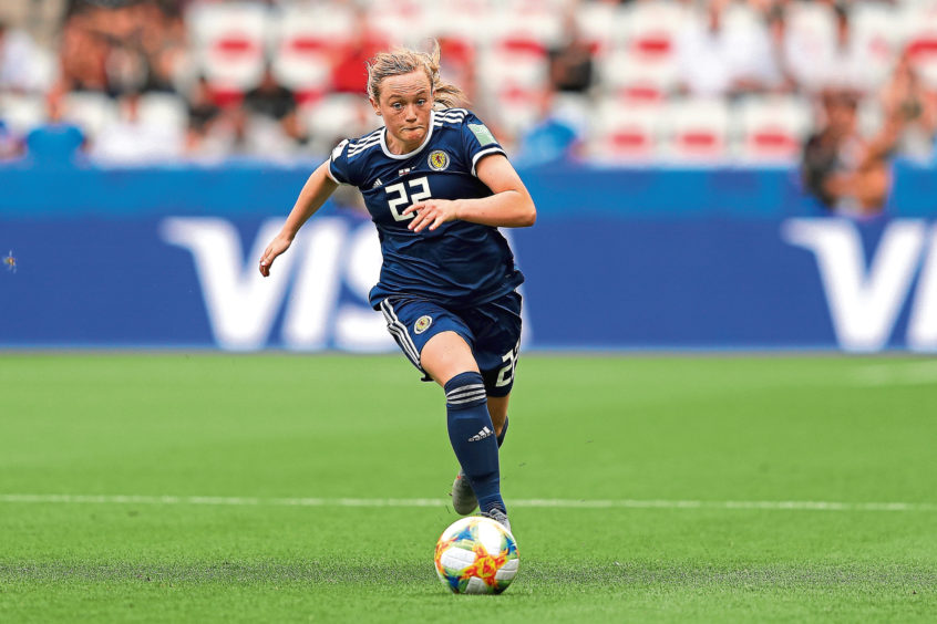 Scotland Women's Erin Cuthbert more than happy to inspire next generation