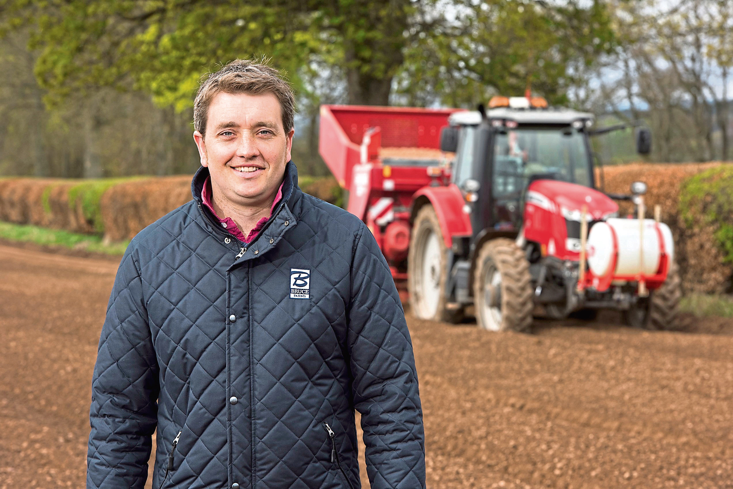 Kerr Howatson from Bruce Farms at Meigle, Perthshire.