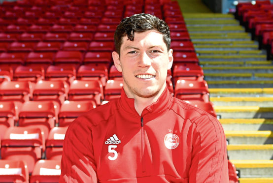 Aberdeen defender Scott Mckenna.