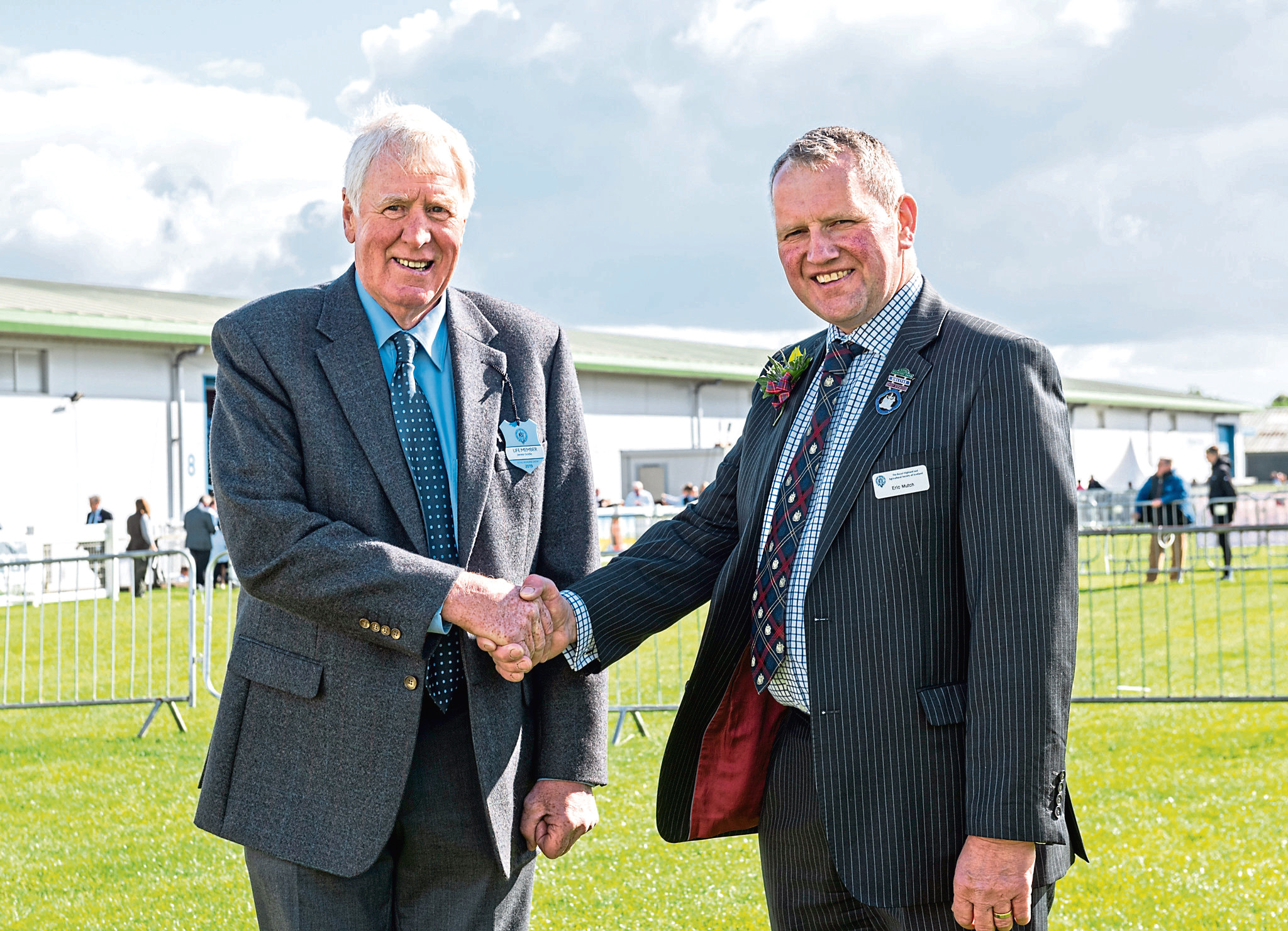 The Royal Highland Show
Sir William Young award winner Jim Goldie with RHASS director Eric Mutch at the Royal Highland Show.