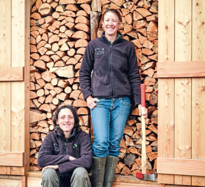 Lynbreck Croft managers Lynn Cassells, left, and Sandra Baer.