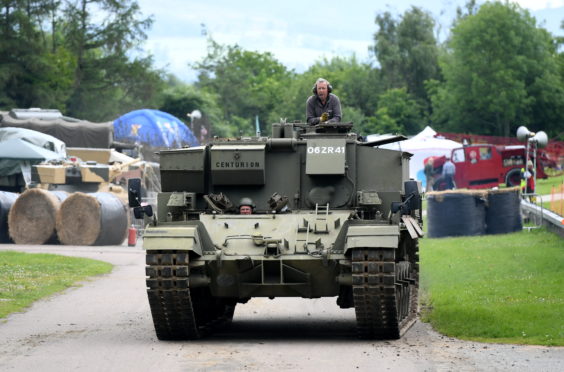 Pictured is a Centurion Armoured Vehicle at the Grampian Transport Museum annual Military Tattoo
Picture by Scott Baxter 09/06/2019