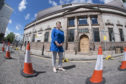 Councillor Marie Boulton, lead for the City Centre Masterplan outside Aberdeen art gallery.