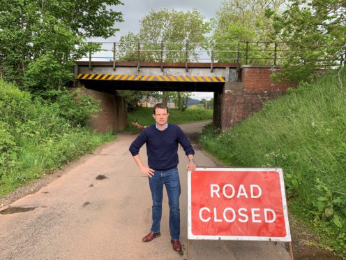 Andrew Bowie at the bridge