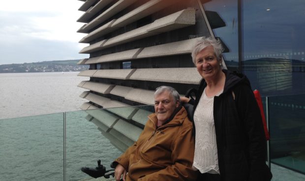 Angus Paterson with his wife Carole in Dundee.