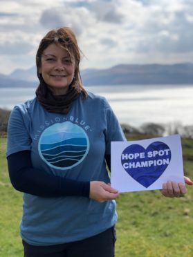 lecturer Annabel Lawrence who helped with the campaign