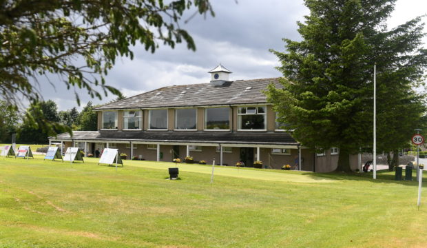 Oldmeldrum Golf Club has been vandalised.