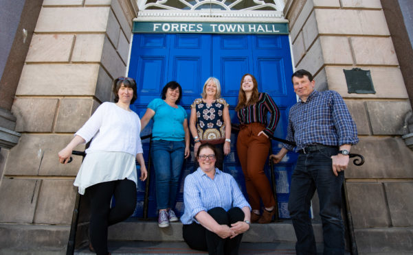 Pictured rear: Vicky Flood, Kirsty Williams, Janice Cooper, Kirtsy-Ann Wilson, Rory Dutton. Front: Debbie Herron.