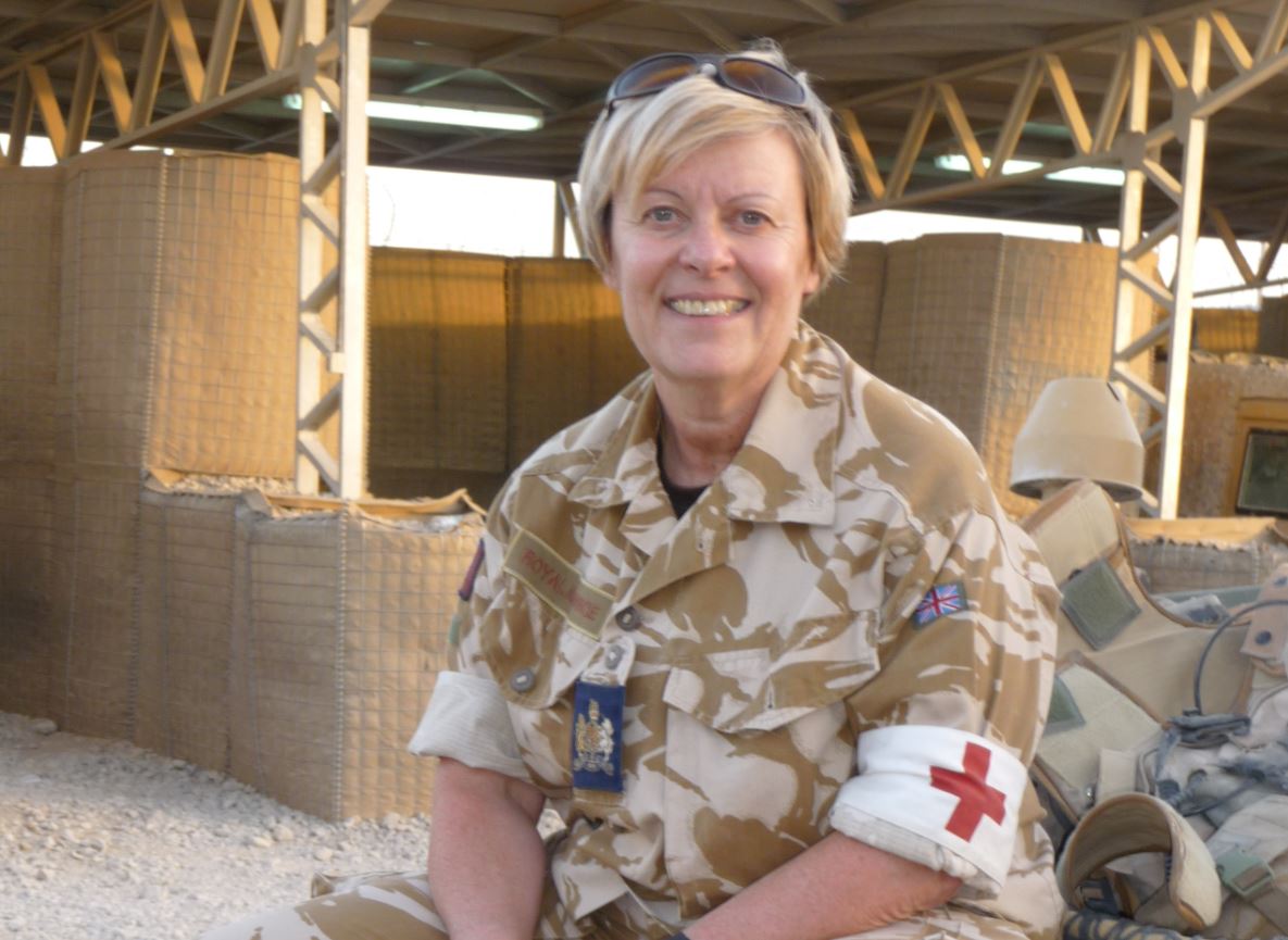 Dianne McLeish while serving in Afghanistan in 2009.