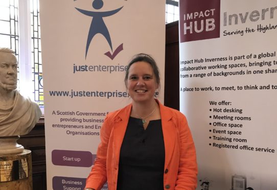 Polly Chapman of Impact Hub Inverness