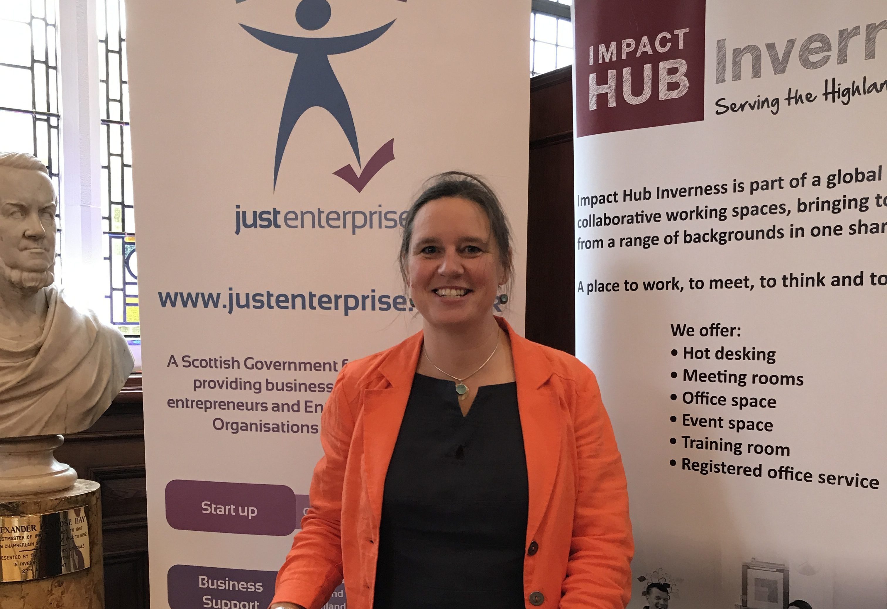 Polly Chapman of Impact Hub Inverness