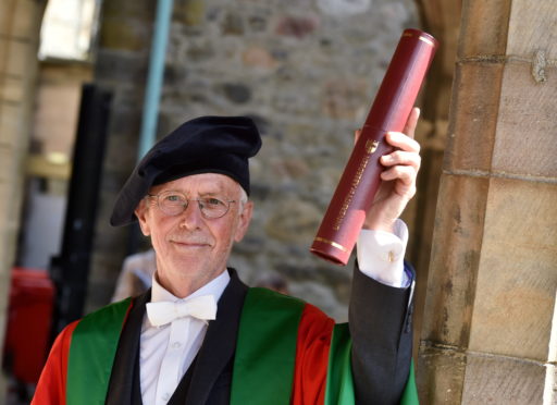 Professor Mike Greaves was given an honorary degree