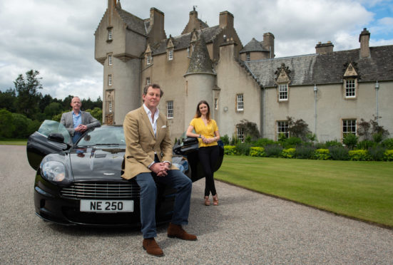 Laurie Piper, operations manager for Moray Speyside Tourism, Guy Macpherson-Grant, director for NE250 and Visit Scotland's regional director Jo Robinson.