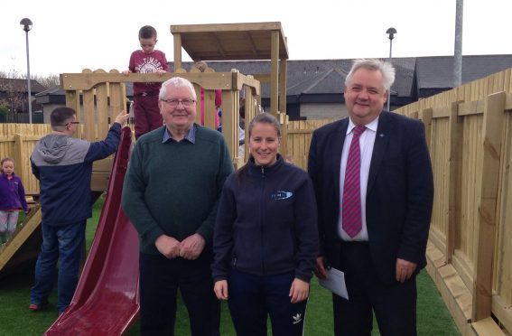 Norman Smith, Connie Strachan and Chris White at Macbi in 2017