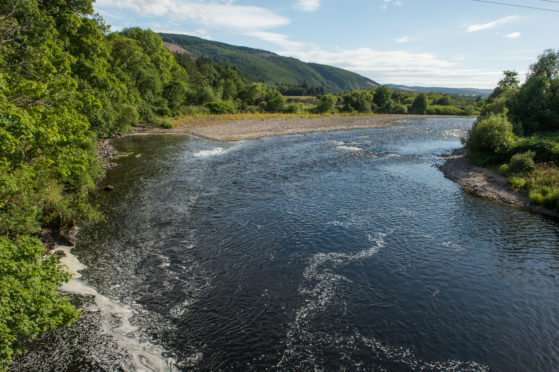 The River Spey at Boat O Brig in Moray. Picture by Jason Hedges.
