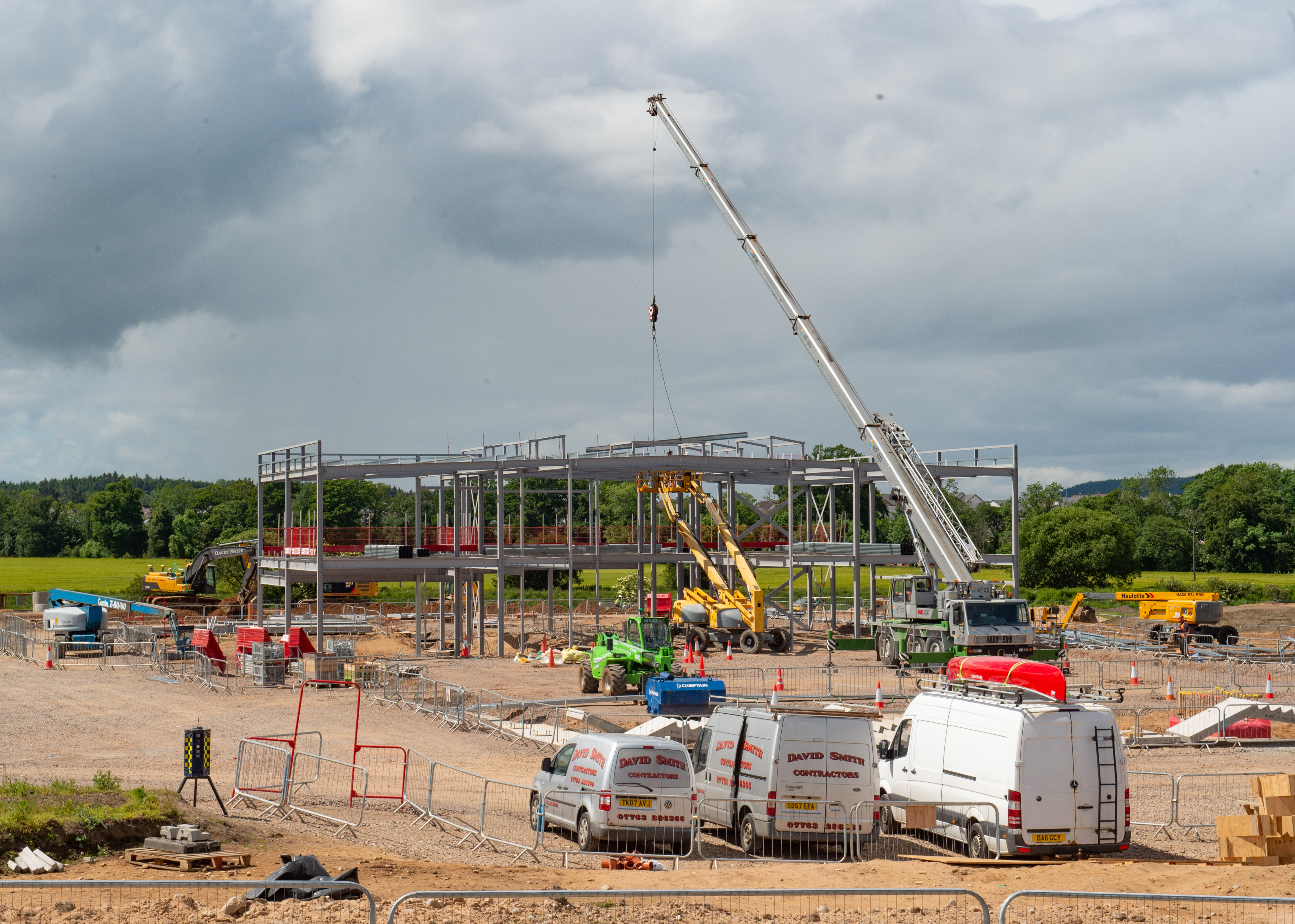 Pictures by JASON HEDGES    
Pictures show the recent development of the new Linkwood Primary School near the new Moray Sports Centre in Elgin.