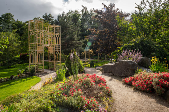 Pictures by JASON HEDGES    
Pictures show the Biblical Gardens in Elgin, Moray.