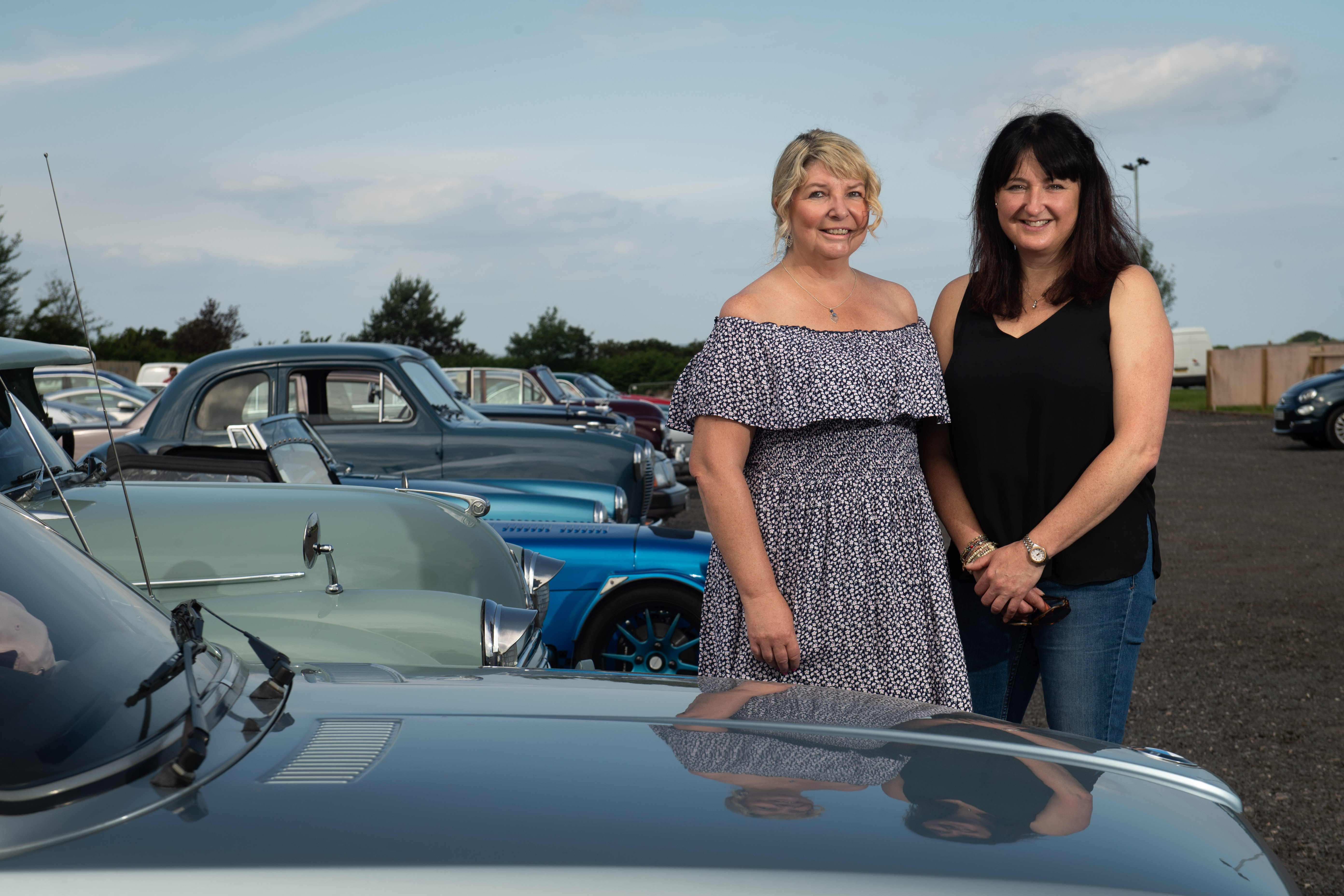 Event organisers Tracy Stellar and Julie Muir organise Clan Cancer Support's annual classic car cavalcade in Moray.