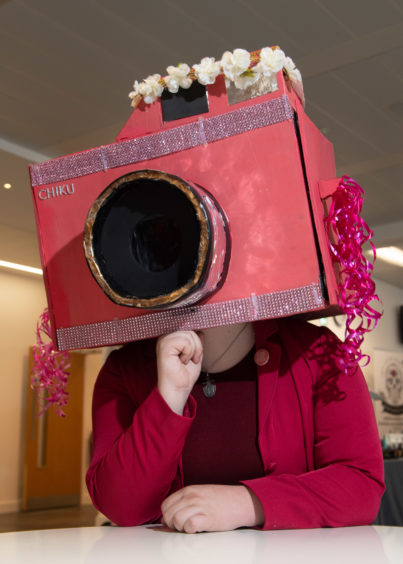 Moray College in Elgin hosts a mini comic con. 
Picture: Alex Craib is Chiku.