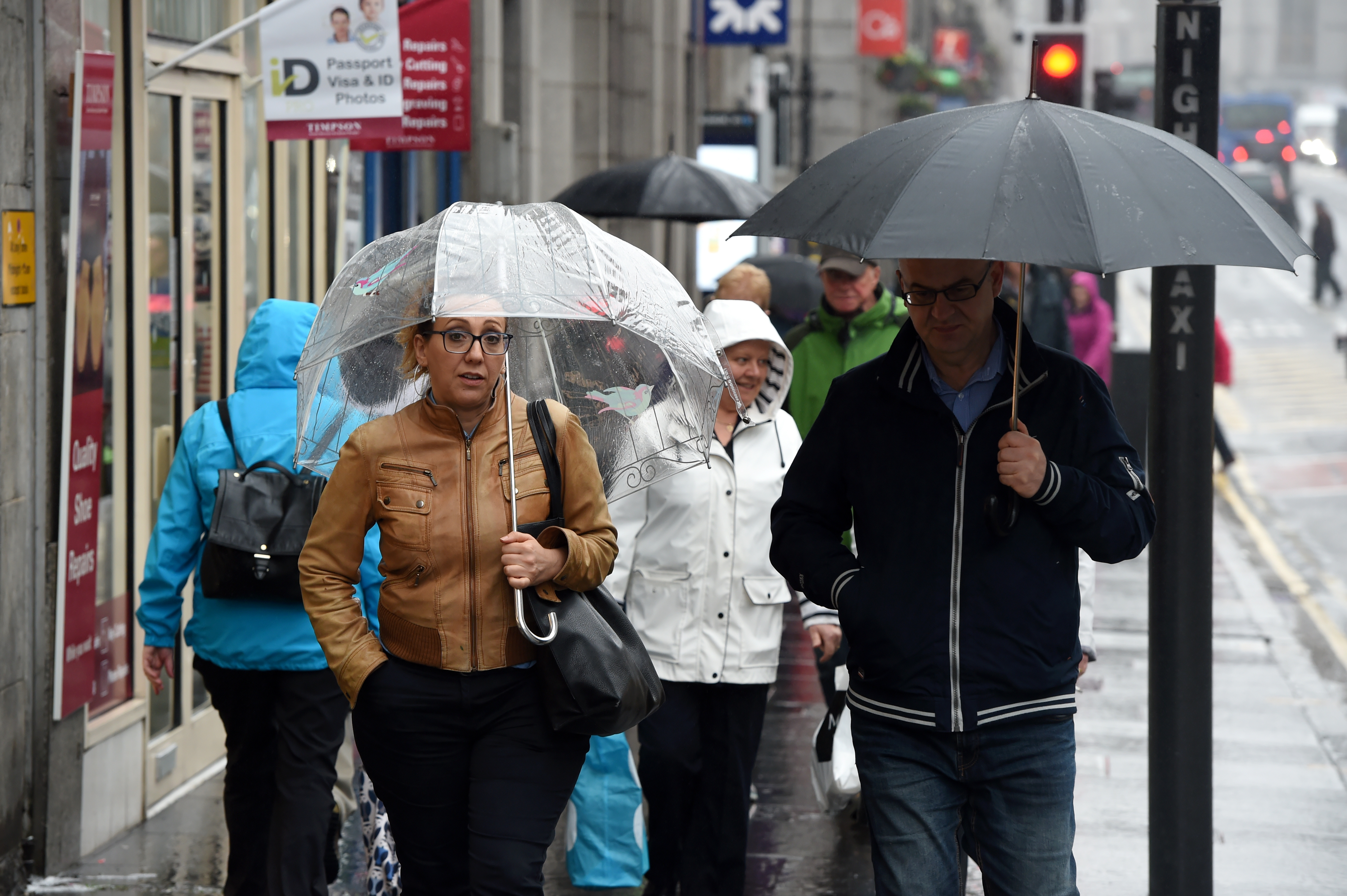 Heavy rain in Aberdeen city centre.

Picture by KENNY ELRICK     24/06/2019